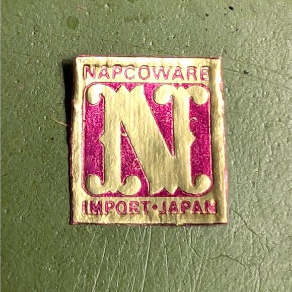 Ceramic Green Vintage Candleholder with Fruit Garland Enesco Inarco Napco X-8384 - Picture 10 of 10